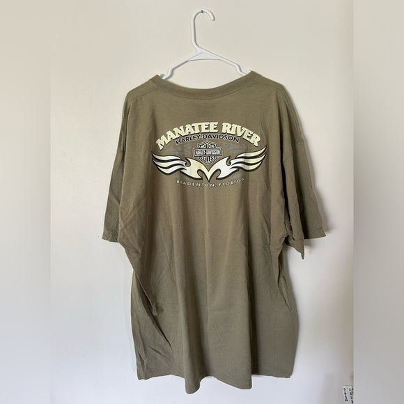 Manatee River Bradenton, Florida Harley Davidson Tshirt - Picture 7 of 7